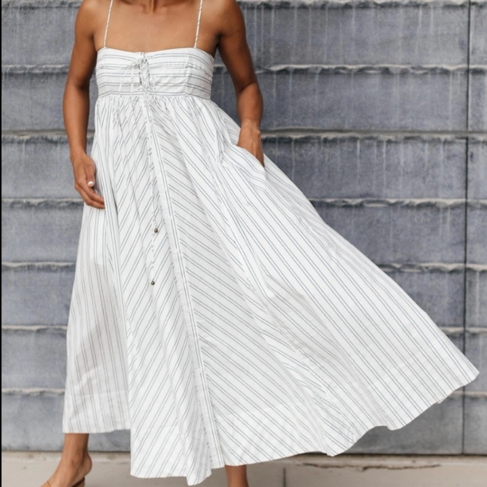 Free People Easy Breezy Midi Dress